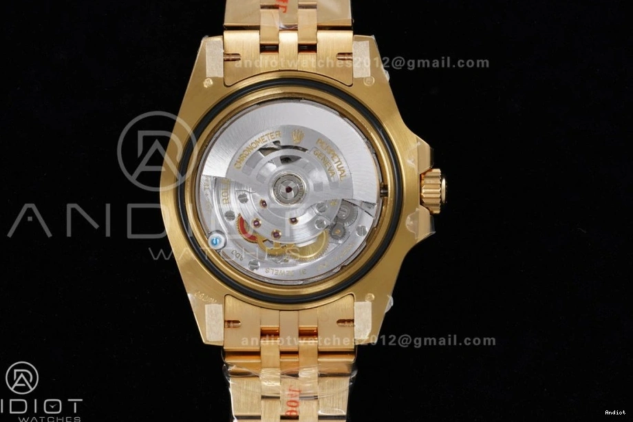 GRNR GMT Edition SH3285 Dial YG Master 126718 Bracelet New ARF on Jubilee Black II V2 Best 1204